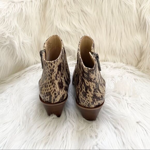NEW 1.State KIPP snakeskin print wedge bootie 8.5 - Picture 7 of 10